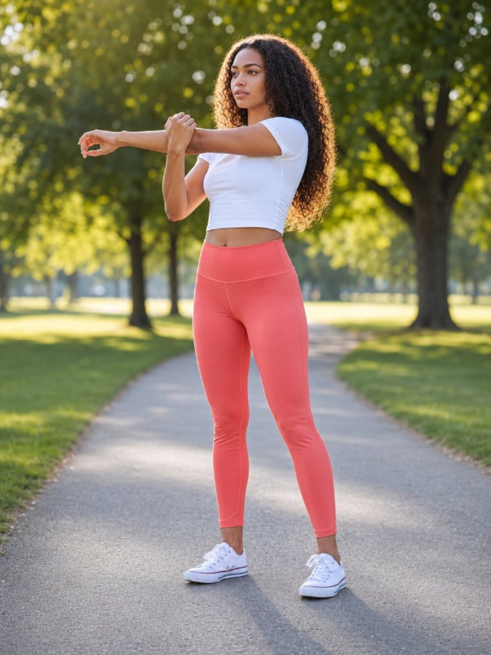 Lululemon Wunder Under High Rise 25” Tight Warm Coral Full-On Luxtreme Sz 10 NWT